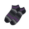 Purple Stripted Lines Ankle Socks