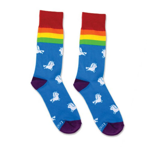 Rainbow Unicorn Funky Socks