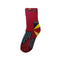 Red Skyline Winter Crew Socks