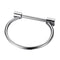 Silver Stainless Steel Hand Cuff Round Bracelet