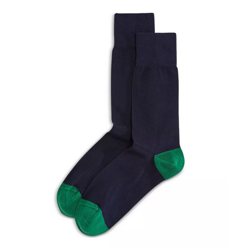 Plain Navy Blue Funky Socks