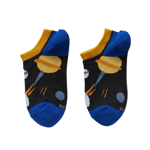 Solar Planets Funky Ankle Socks