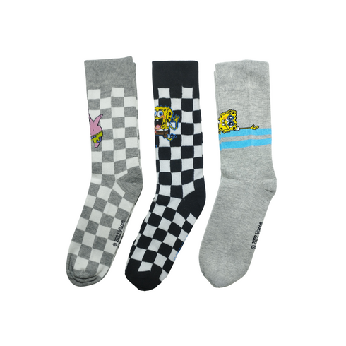 Sponge Bob Funky Socks - Pack of 3