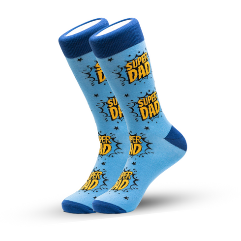 Super Dad Funky Socks