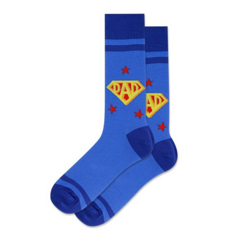 Superman Super Dad Funky Socks