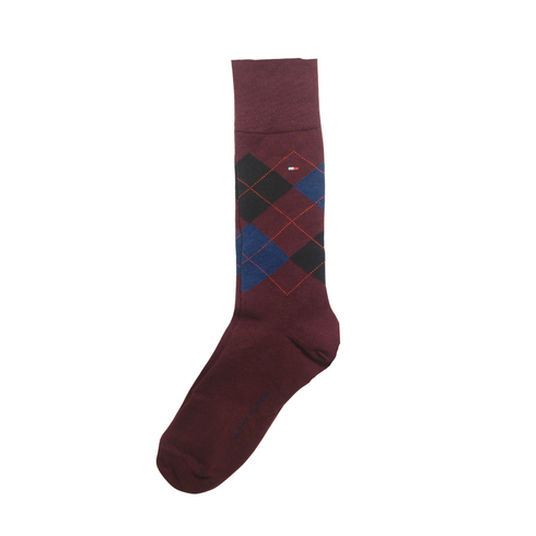 Tommy H Red Diamond Crew Socks