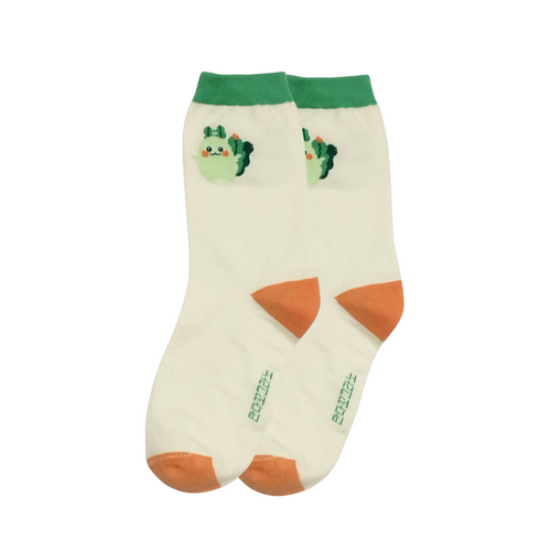 White Mini Mou Funky Socks