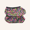 Womens Purple Floral No Show Socks