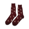 Maroon Species of Deer Funky Socks