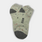 Multi Doted Premium Quality Ankle Socks Light Grey