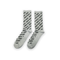 White Equations Funky Socks