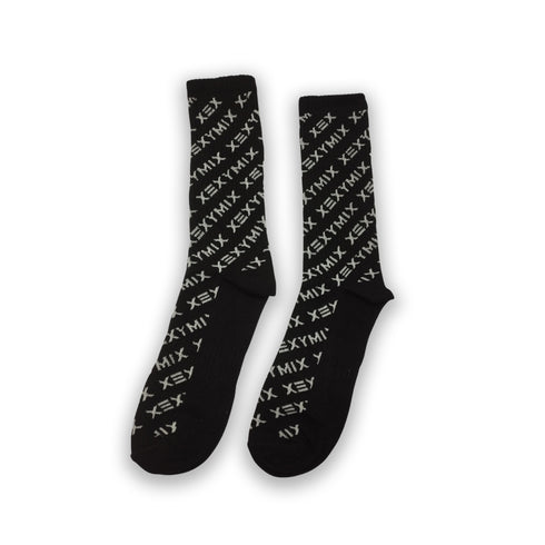 Black Equations Funky Socks