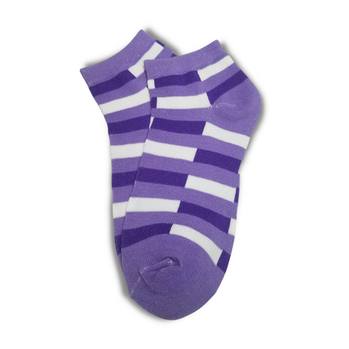 Multi Stripes Ankle Women Socks Blue - Premium Quality se