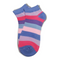 Blue Bold Colourful Rainbow Ankle Socks - Premium Quality