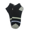 Black Striped Ankle Socks - Premium Quality