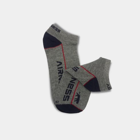 Airness Premium Quality Ankle Socks Light Grey