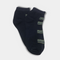 Multi Lines High Quality Ankle Cotton Socks Blue