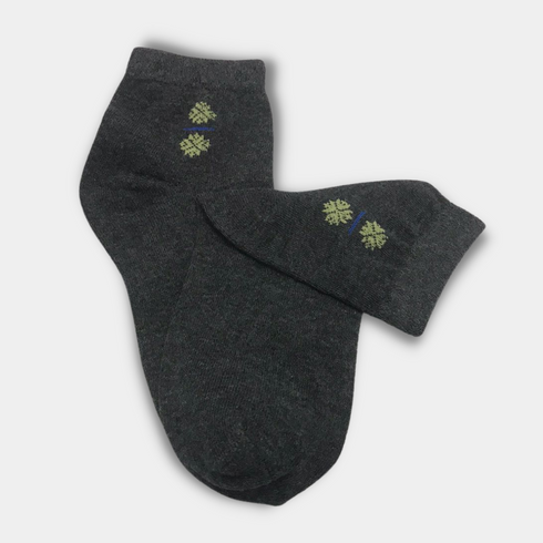High Quality Ankle Cotton Socks Dark Grey