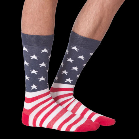 American Flag Funky Socks 1