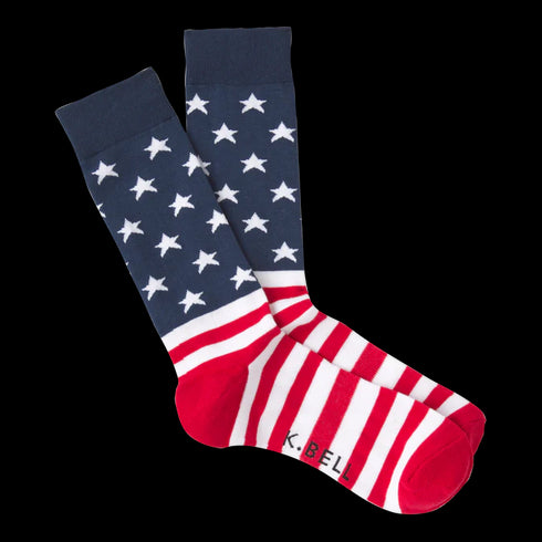 American Flag Funky Socks