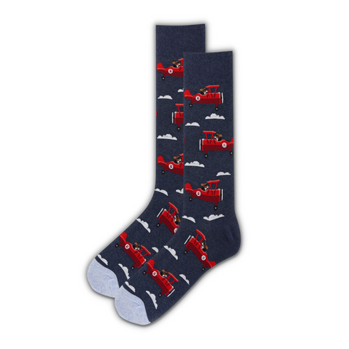 Aviator Pup Funky Socks