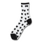 Black Cute Heart Crew Socks