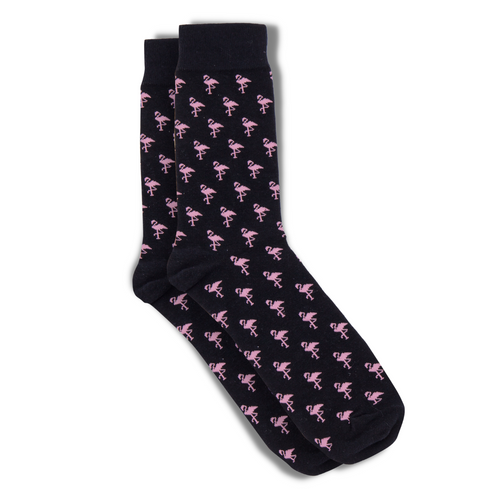 Black Flamingo Socks
