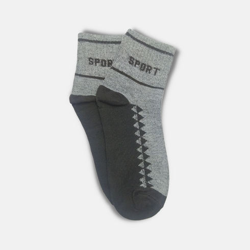 Black Running Sports Ankle Socks