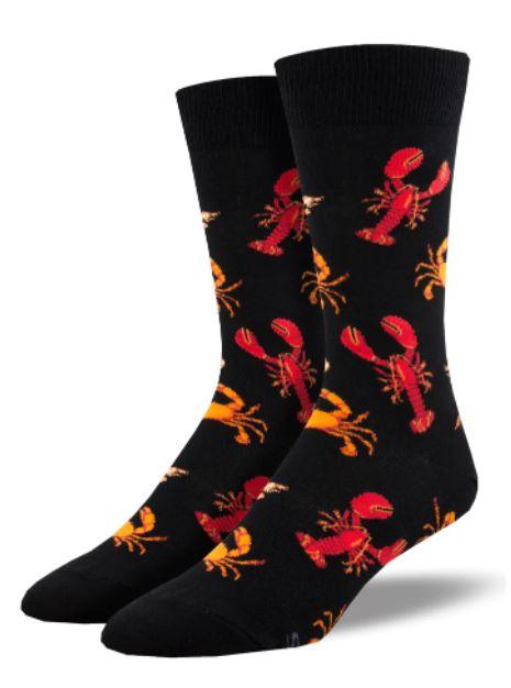 Black Seafood Platter Funky Socks - SOXO #1 Imported Socks Brand in Pakistan