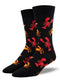 Black Seafood Platter Funky Socks - SOXO #1 Imported Socks Brand in Pakistan