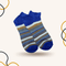Blue Funky Stripes Socks - SOXO #1 Imported Socks Brand in Pakistan