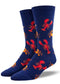 Blue Seafood Platter Funky Socks - SOXO #1 Imported Socks Brand in Pakistan