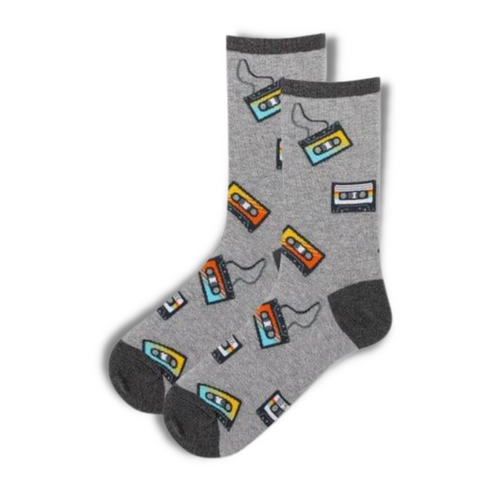 Cassette Tape Funky Socks