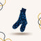 Classic Pattern Navy Blue Funky Socks - SOXO #1 Imported Socks Brand in Pakistan