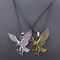 Eagle Couple Pendant Chain Necklace