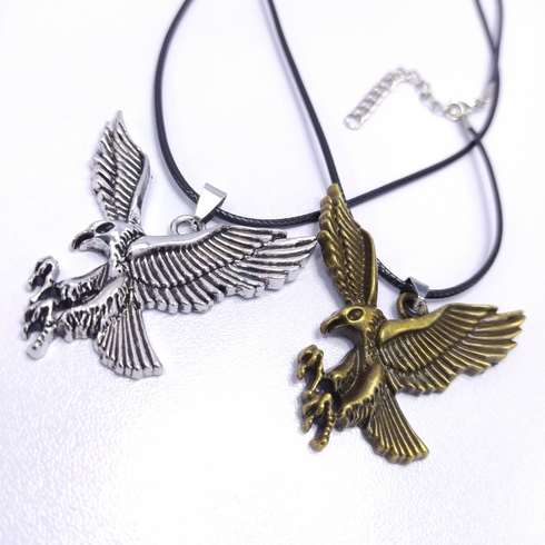 Eagle Couple Pendant Chain Necklace