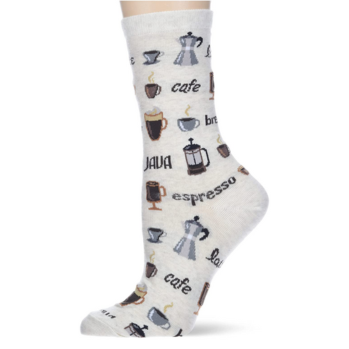 Espresso Coffee Funky Socks - SOXO #1 Imported Socks Brand in Pakistan
