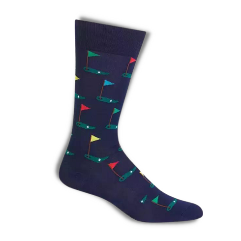Golf Blue Casual Socks