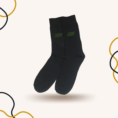 Green New man Cotton Crew Socks - SOXO #1 Imported Socks Brand in Pakistan
