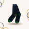 Green Stripes Spotted Funky Socks - SOXO #1 Imported Socks Brand in Pakistan
