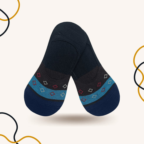 Hidden Fowky Black No Show Socks - SOXO #1 Imported Socks Brand in Pakistan