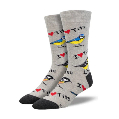 I Heart Tits Funky Socks