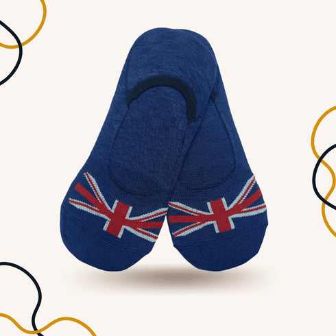 International UK Legs No Show Socks Blue - SOXO #1 Imported Socks Brand in Pakistan