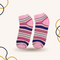 Pink Linear Ankle Socks - SOXO #1 Imported Socks Brand in Pakistan