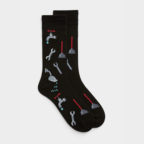Plumbing Funky Socks
