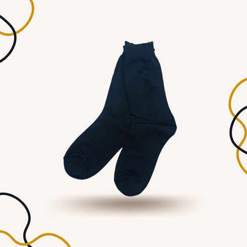 Premium Combed Cotton Black Office Socks - SOXO #1 Imported Socks Brand in Pakistan
