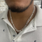 Sterling Silver Stainless Steel Curb Chain