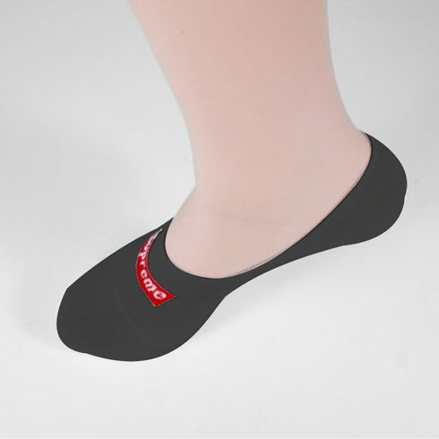 Suprome Legs No Show Invisible Socks Charcoal