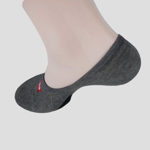 Suprome Legs No Show Invisible Socks Charcoal