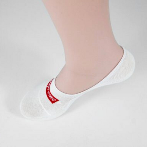 Suprome Legs No Show Invisible Socks White